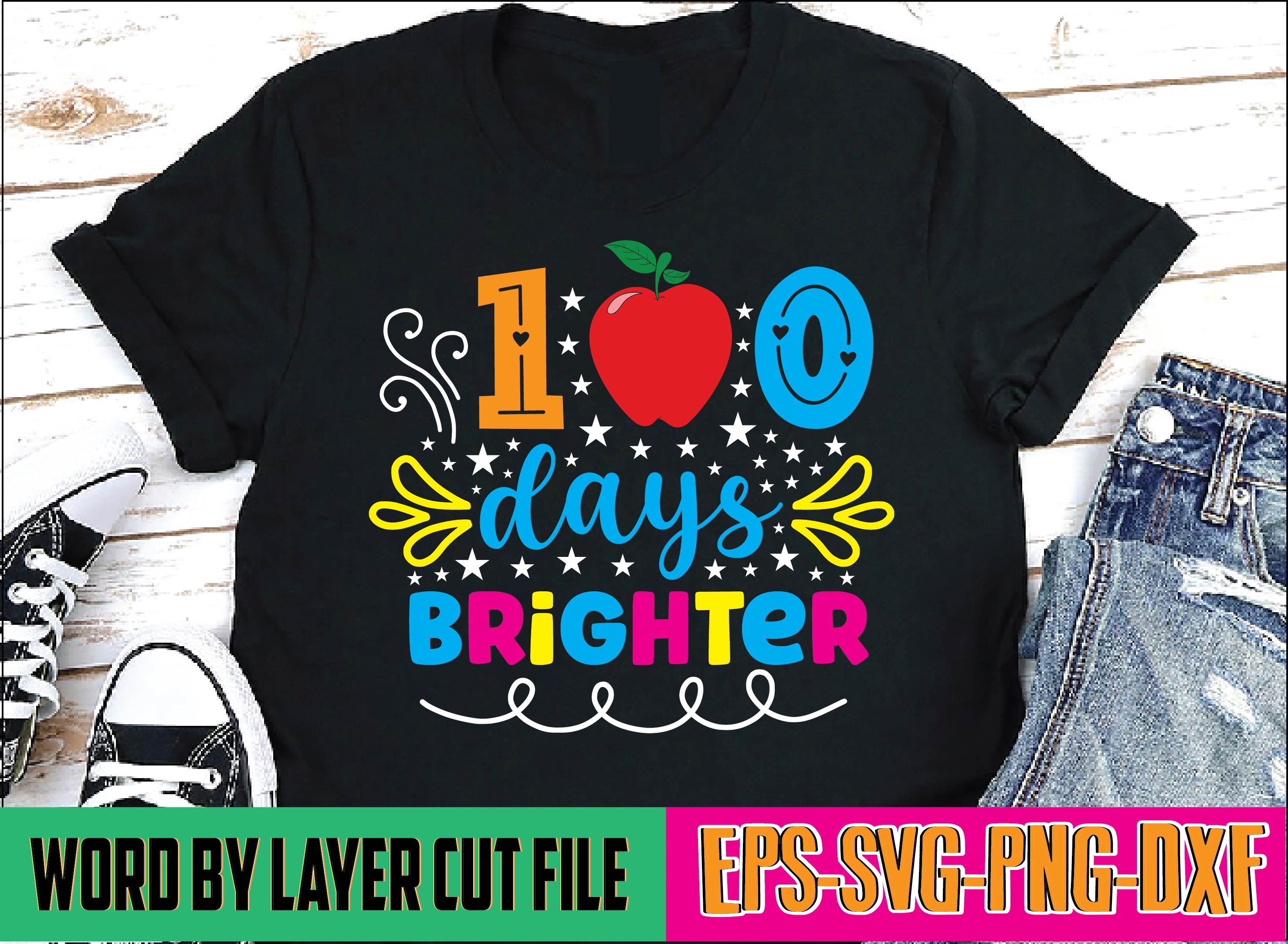 100 days brighter shirt