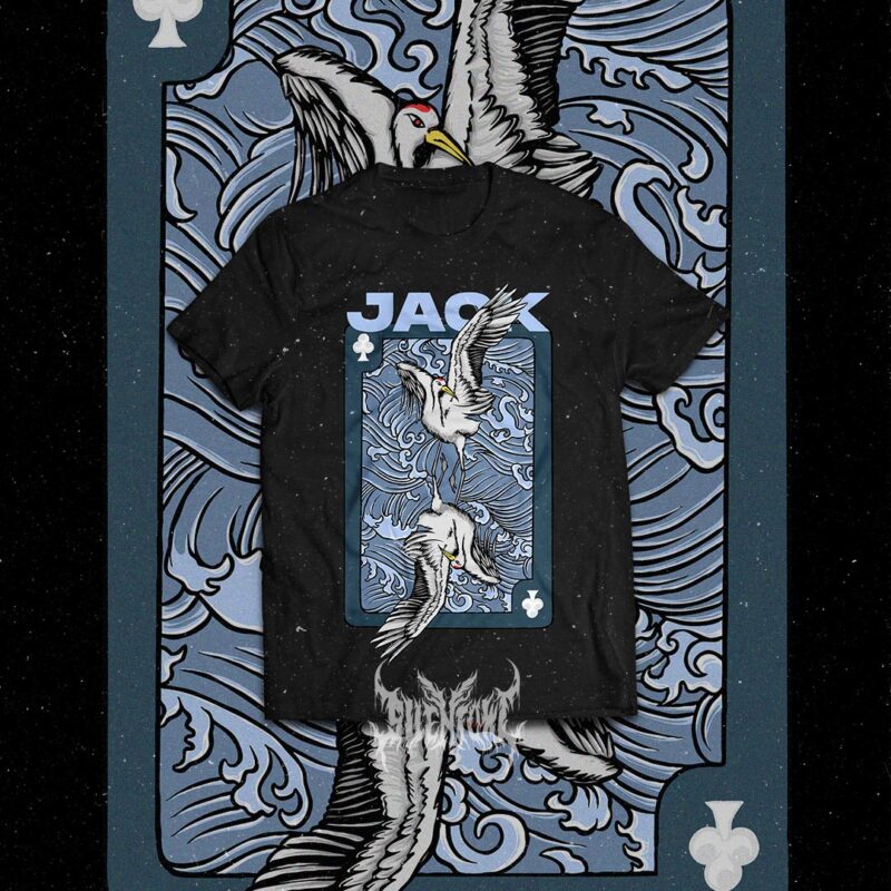 Jack Card T-Shirt Design