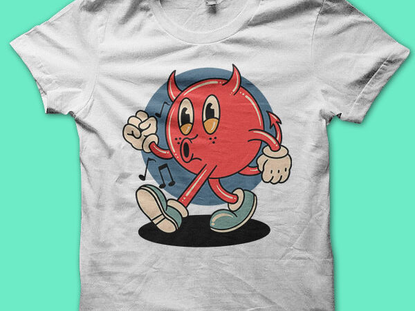 Little devil t shirt vector graphic