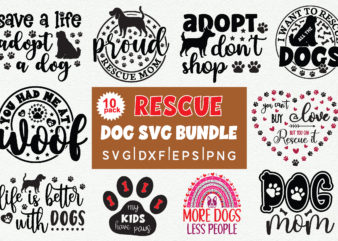 Rescue Dog Svg Bundle, Rescur Dog ,Rescur Dog Svg ,Rescur Dog Svg Bundle, Dog, Dog Svg, Rescur Dog Saying ,Rescur, Cutting Fines, Valentines Hearts Svg, Eps, Dxf, Png, Apparel Cricut,