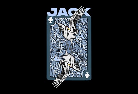 Jack card t-shirt design