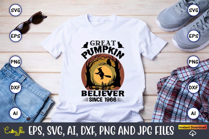 Great pumpkin believer since 1966,Halloween,Halloween t-shirt, Halloween design,Halloween Svg,Halloween t-shirt, Halloween t-shirt design, Halloween Svg Bundle, Halloween Clipart Bundle, Halloween Cut File, Halloween Clipart Vectors, Halloween Clipart Svg, Halloween Svg