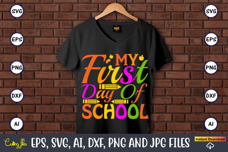 My First day of School,100 days of school svg,100 Days of School SVG, 100th Day of School svg, 100 Days , Unicorn svg, Magical svg, Teacher svg, School svg, School