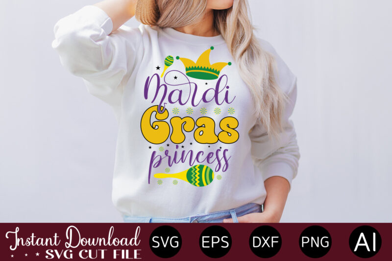 Mardi Gras Princess Mardi Gras SVG Bundle , Louisiana SVG, New Orleans SVG, Mardi Gras Clipart Bundle, Mardi Gras svg files for Cricut, Mardi Gras Carnival Svg MARDI GRAS SVG