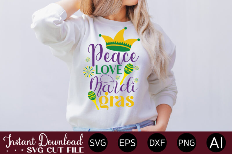 Peace Love Mardi Gras Mardi Gras SVG Bundle , Louisiana SVG, New Orleans SVG, Mardi Gras Clipart Bundle, Mardi Gras svg files for Cricut, Mardi Gras Carnival Svg MARDI GRAS