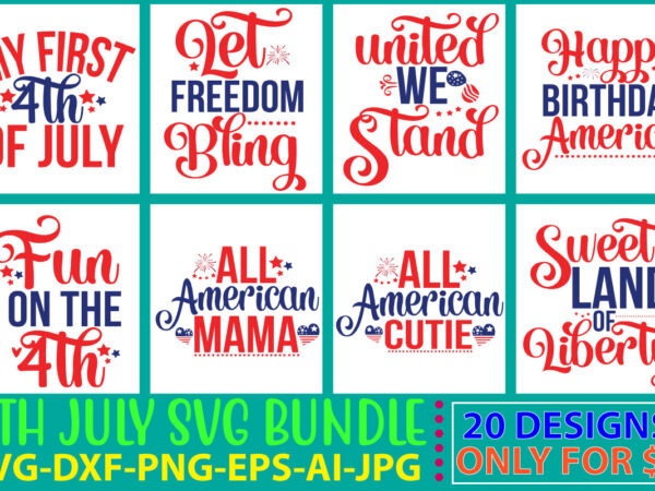 4th of july svg bundle