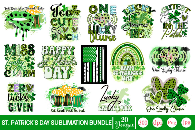 St. Patricks Day Sublimation Bundle St. Patrick's png sublimation design bundle,Irish Day png, St. Patrick's png bundle, western St. Patrick's png, sublimate designs download,St Patricks Day PNG bundle Saint St