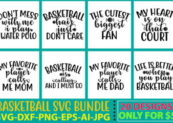 Basketball SVG Bundle t shirt template