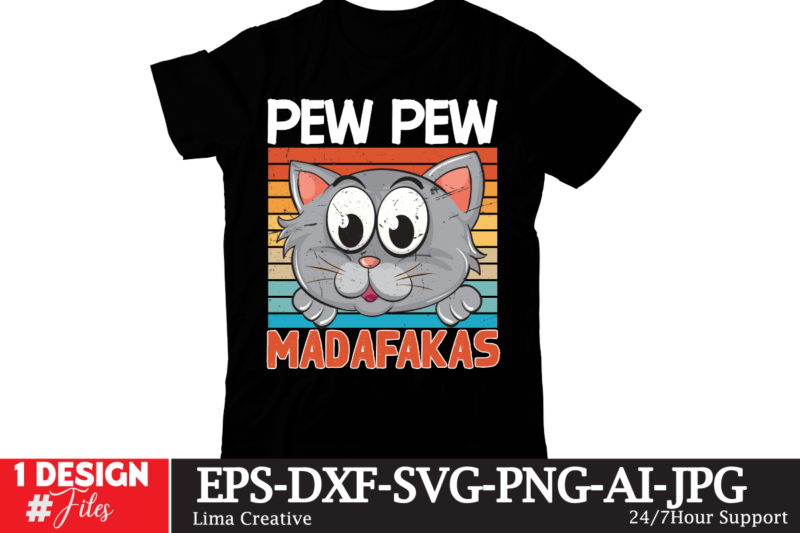 Pew Pew Madafakas T-shirt Design,t-shirt design,t shirt design,how to design a shirt,tshirt design,tshirt design tutorial,custom shirt design,t-shirt design tutorial,illustrator tshirt design,t shirt design tutorial,how to design a tshirt,learn tshirt design,cat