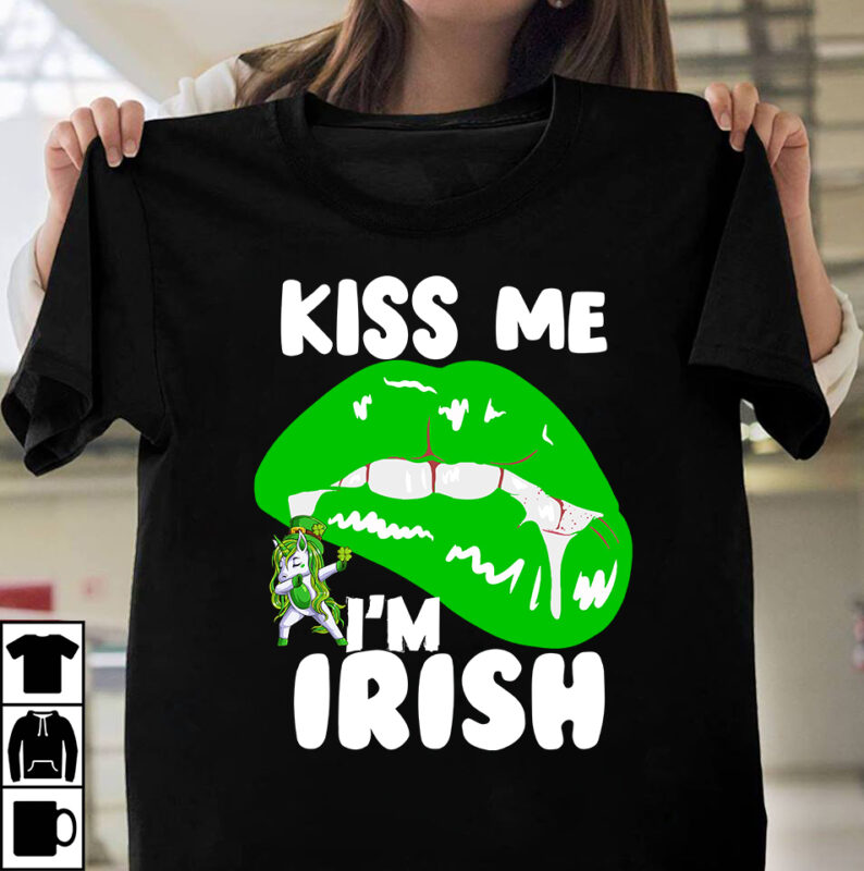 Kiss Me I'm irish T-Shirt Design, Happy St.Patrick's Day T-Shirt Design,Happy St.Patrick's Day SVG Cut File, Happy St.Patrick's Day T-Shirt Design, Happy St.Patrick's Day SVG Cut File, Lucky SVG,Retro svg,St