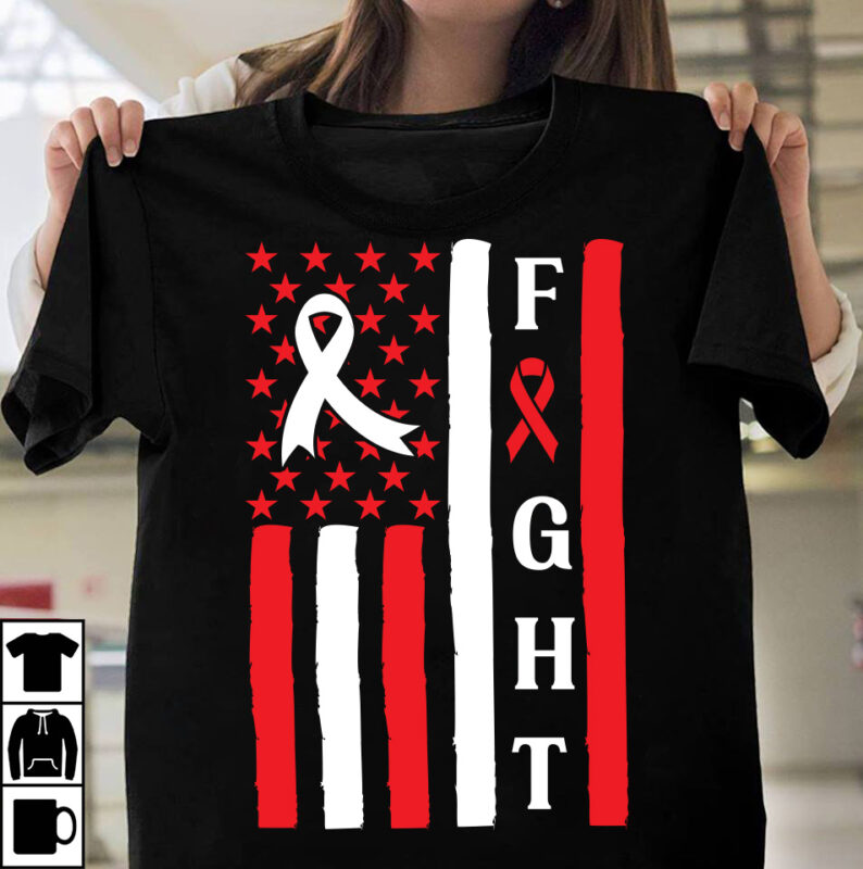 Fight Awareness -Shirt Design, Awareness SVG Bundle, Awareness T-Shirt Bundle. In This Family No One Fights Alone Aid Awareness T-Shirt Design, In This Family NO One Fights Alone T-Shirt Design,