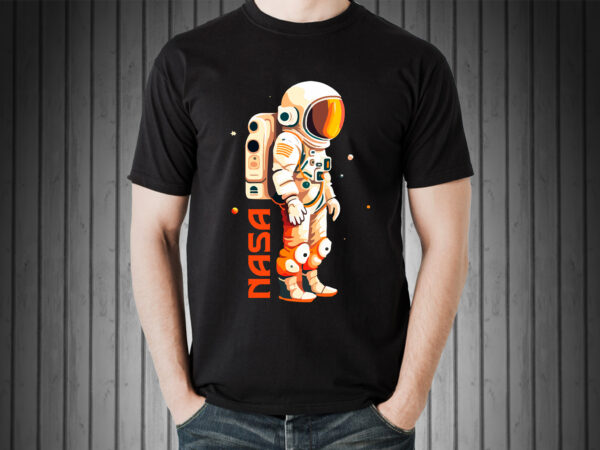 Astronaut nasa vector t-shirt design