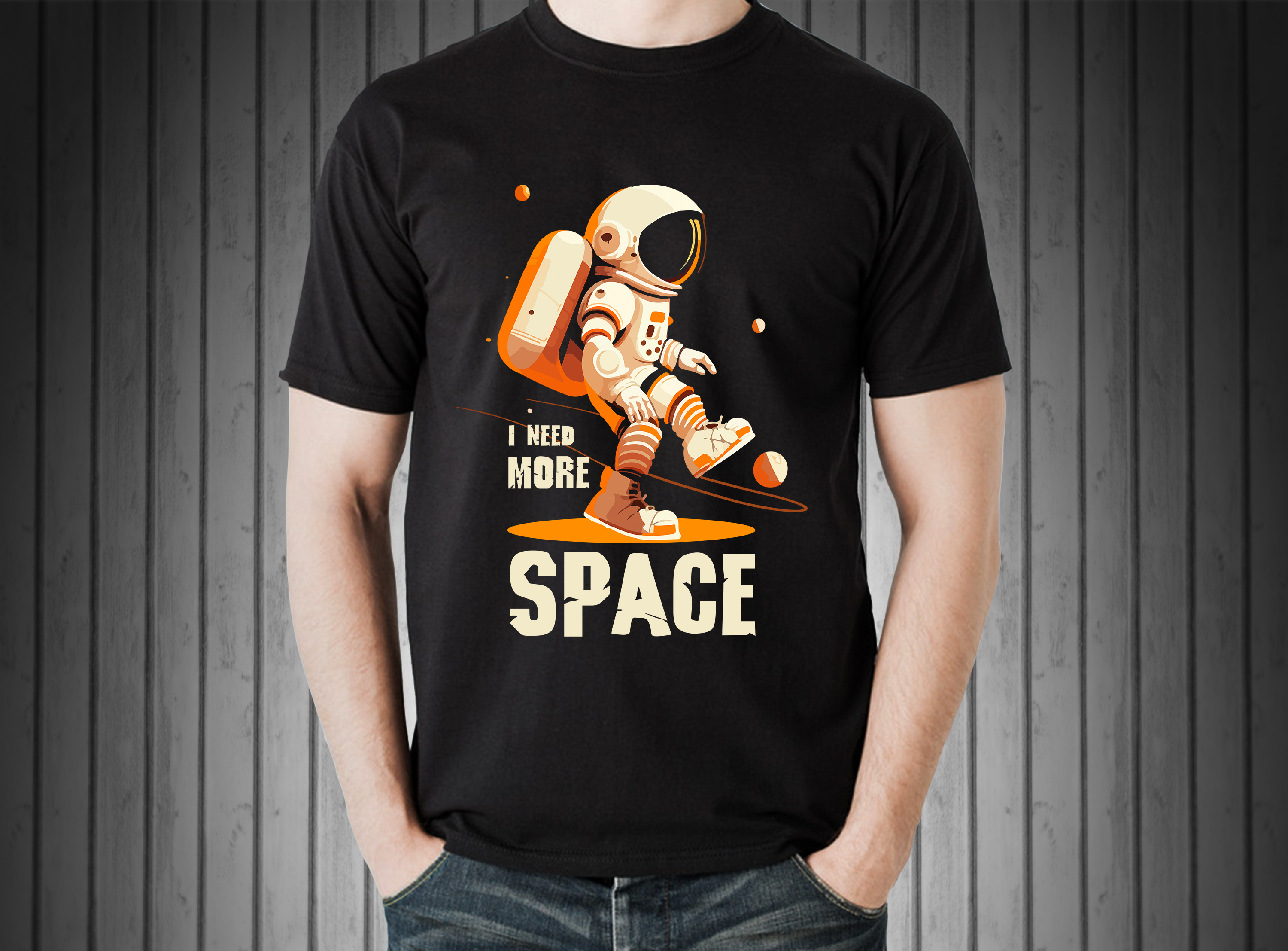 I Need More Space  Space T-Shirt Design SVG PNG EPS AI CDR