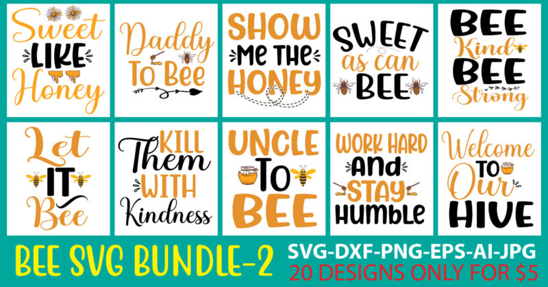 Bee SVG Bundle