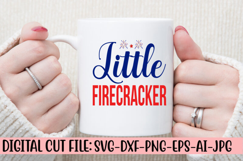 Little Firecracker SVG Cut File