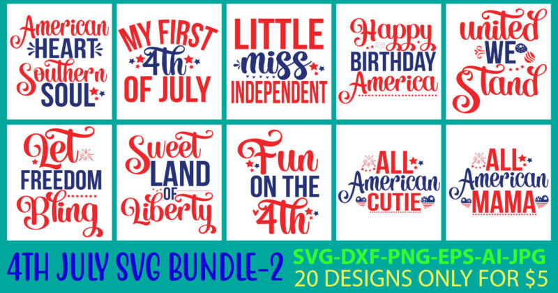 4th OF July SVG Bundle