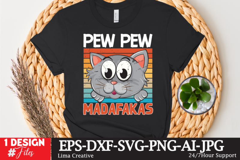 Pew Pew Madafakas T-shirt Design,t-shirt design,t shirt design,how to design a shirt,tshirt design,tshirt design tutorial,custom shirt design,t-shirt design tutorial,illustrator tshirt design,t shirt design tutorial,how to design a tshirt,learn tshirt design,cat