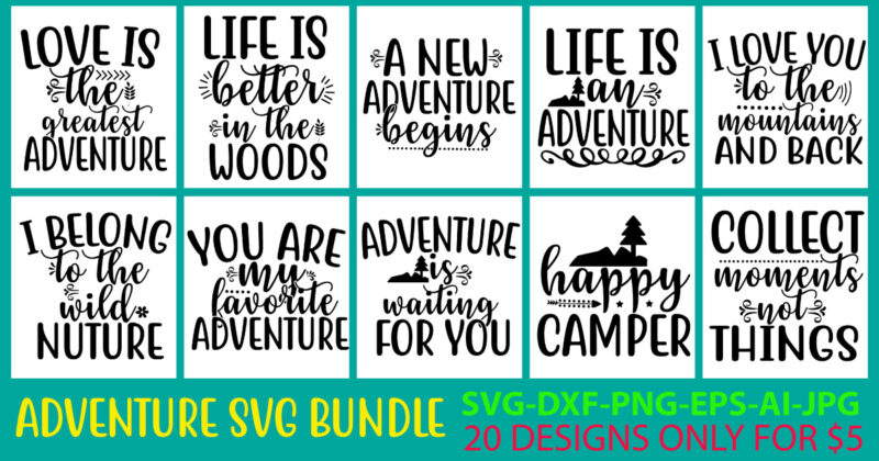 Adventure SVG Bundle