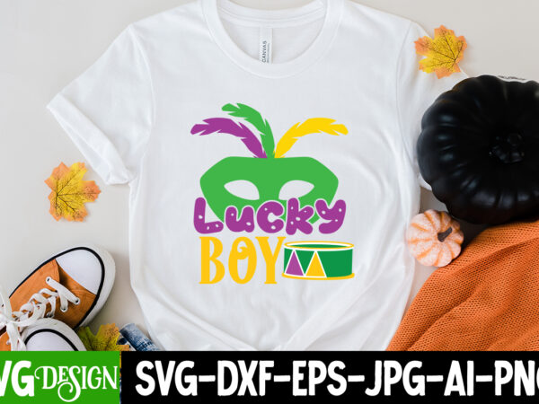 Lucky boy t-shirt design,160 mardi gras svg bundle, mardi gras clipart, carnival mask silhouette, mask svg, carnival svg, festival svg, mardi gras carnival svg ,boy mardi gras svg, kids mardi