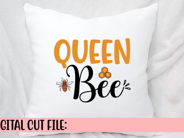 Queen bee svg t shirt illustration