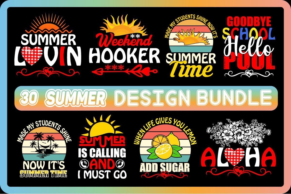 SUMMER T SHIRT DESIGN BUNDLE,Cannabis Weed Marijuana T-Shirt Bundle ...