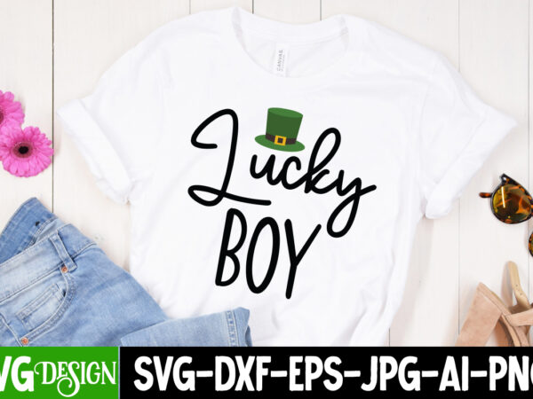 Lucky boy t-shirt design, lucky boy svg cut file, ,st. patrick’s day svg design,st. patrick’s day svg bundle, st. patrick’s day svg, st. paddys day svg, clover svg,st patrick’s day