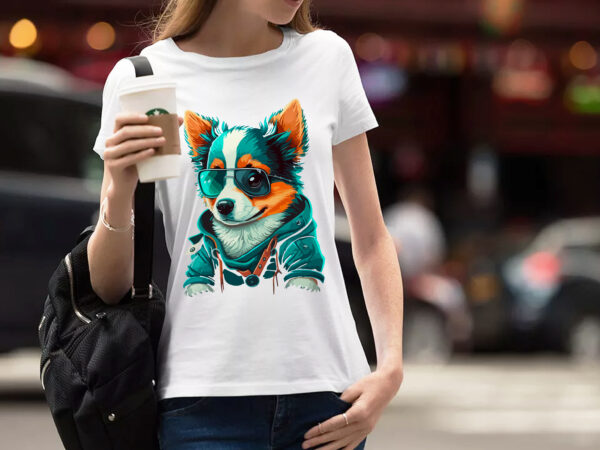 Puppy vector illustration for t-shirt design