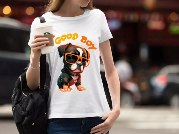 Puppy vector illustration for t-shirt design