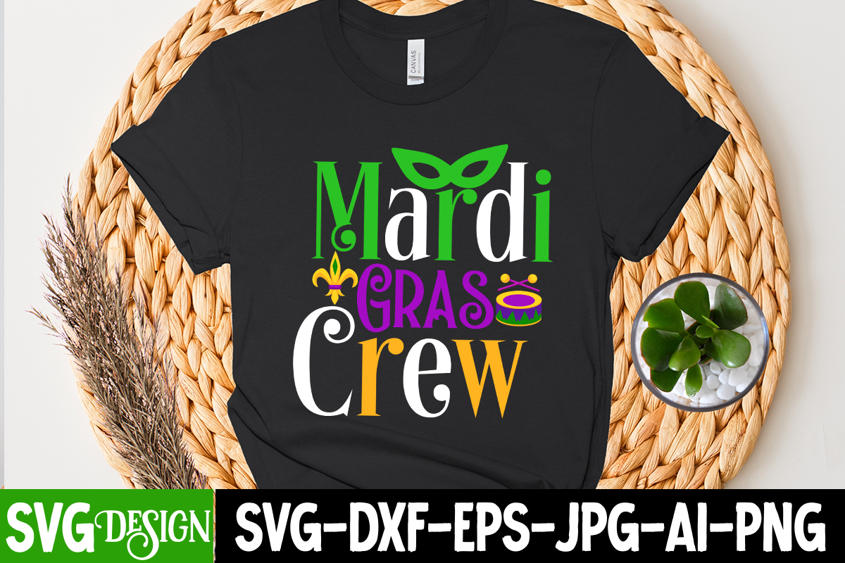 mardi gras crew svg