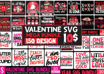 Valentine’s Day SVG Mega Bundle ,Valentine T-Shirt Design Bundle, Valentine’s Day SVG Bundle , Kiss me T-Shirt Design, Kiss me SUblimation Design , Valentine T-Shirt Design Bundle, Valentine T-Shirt Design