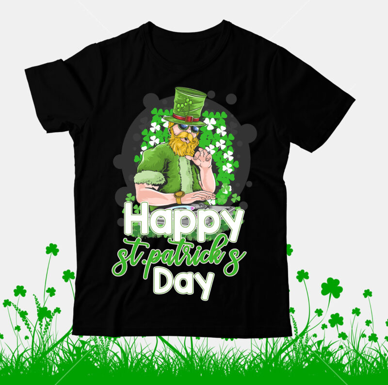 Happy ST.Patrick's Day T-Shirt Design, Happy ST.Patrick's Day SVG Cut File, Happy Lucky T-Shirt Design, Happy Lucky SVG Cut File, St.Patrick's Day T-Shirt Design bundle, Happy St.Patrick's Day SublimationBUndle ,