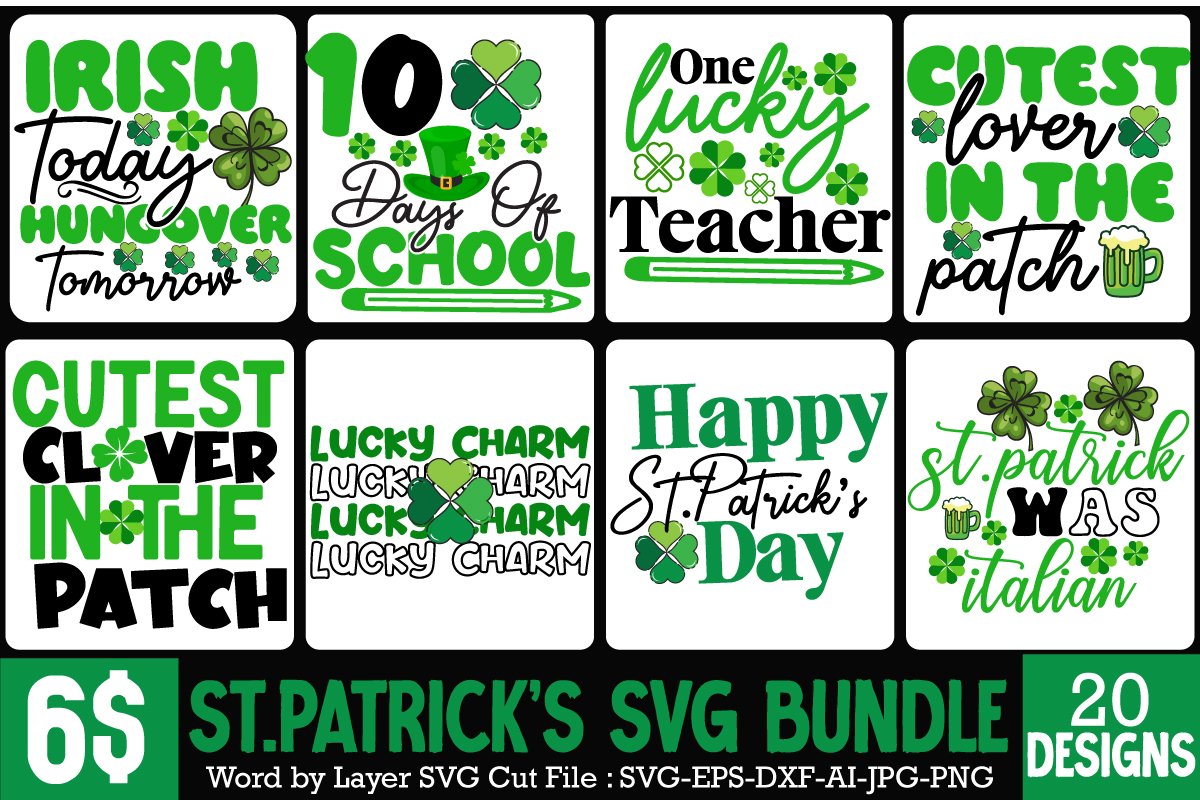 Happ St.Patrick's Day T-Shirt Design, Happ St.Patrick's Day SVG Cut ...