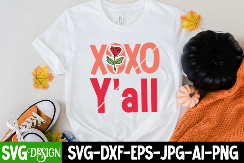 XoXo Y'all T-Shirt Design, XoXo Y'all SVG Cut File, LOVE Sublimation Design, LOVE Sublimation PNG , Retro Valentines SVG Bundle, Retro Valentine Designs svg, Valentine Shirts svg, Cute Valentines svg,