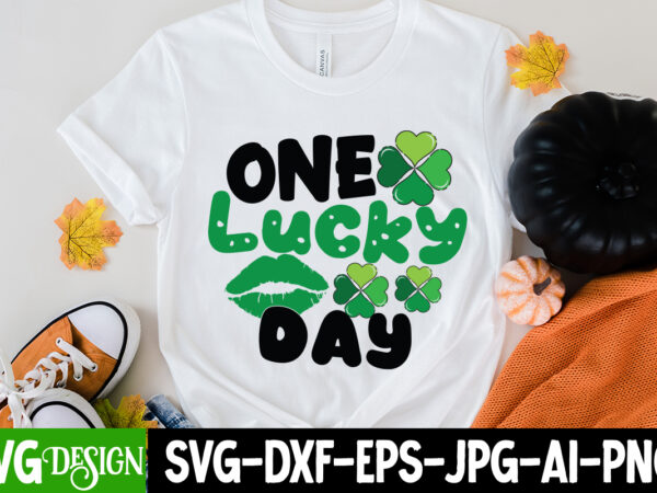 One lucky day t-shirt design, one lucky day svg cut file, happy st.patrick’s day t-shirt design, happy st.patrick’s day svg cut file, lucky svg,retro svg,st patrick’s day svg,funny st patricks