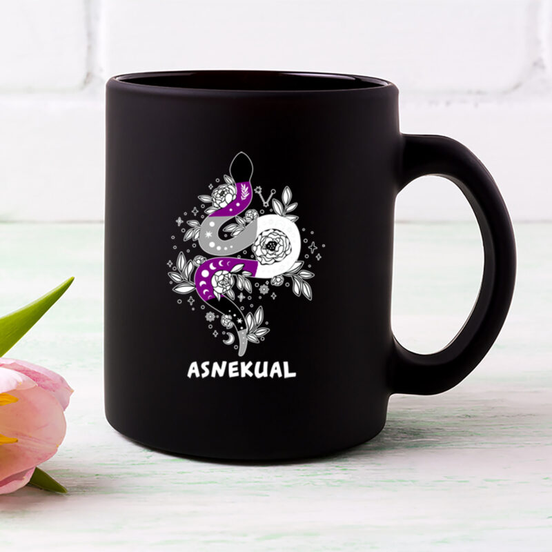 Asnekual Funny Asexual Pride Snake Ace Asexual Pride Flag NL 0402