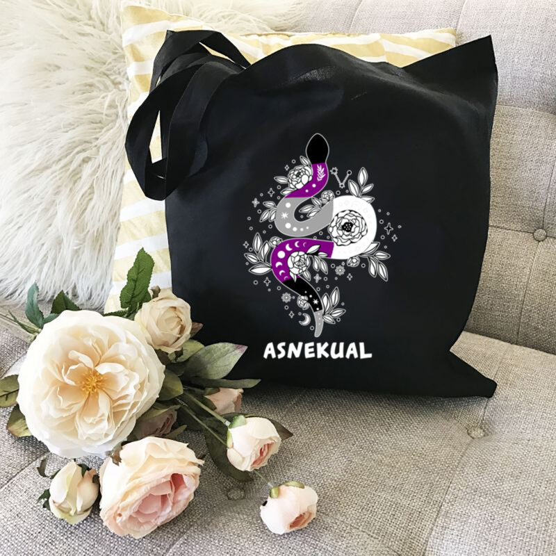 Asnekual Funny Asexual Pride Snake Ace Asexual Pride Flag NL 0402