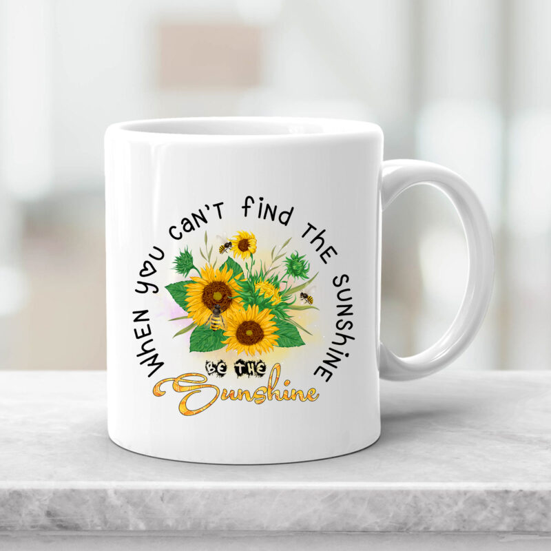 Bee the Sunshine Sublimation Design PNG File, Sunflowers an Bees Shirt Design, Digital Design, Sublimation Design, Sublimation Download PNG file PC