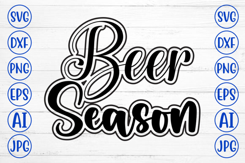 Beer Season SVG Design