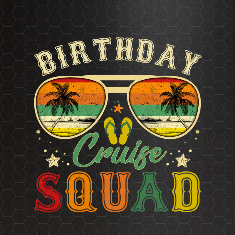 Birthday Cruise Squad Birthday Party Cruise Squad 2023 Sunglasses NC