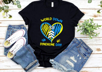 Blue Yellow Heart 21 World Down Syndrome Awareness Day 2023 NL 2801 2