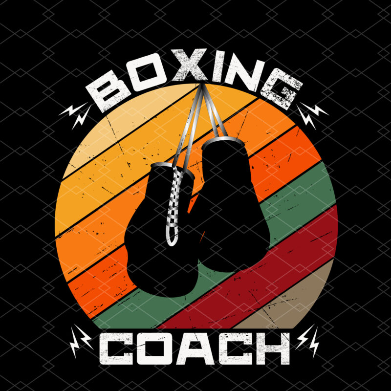 Boxing Coach Funny Vintage Kickboxing Kickboxer Gym Boxer NC 2302