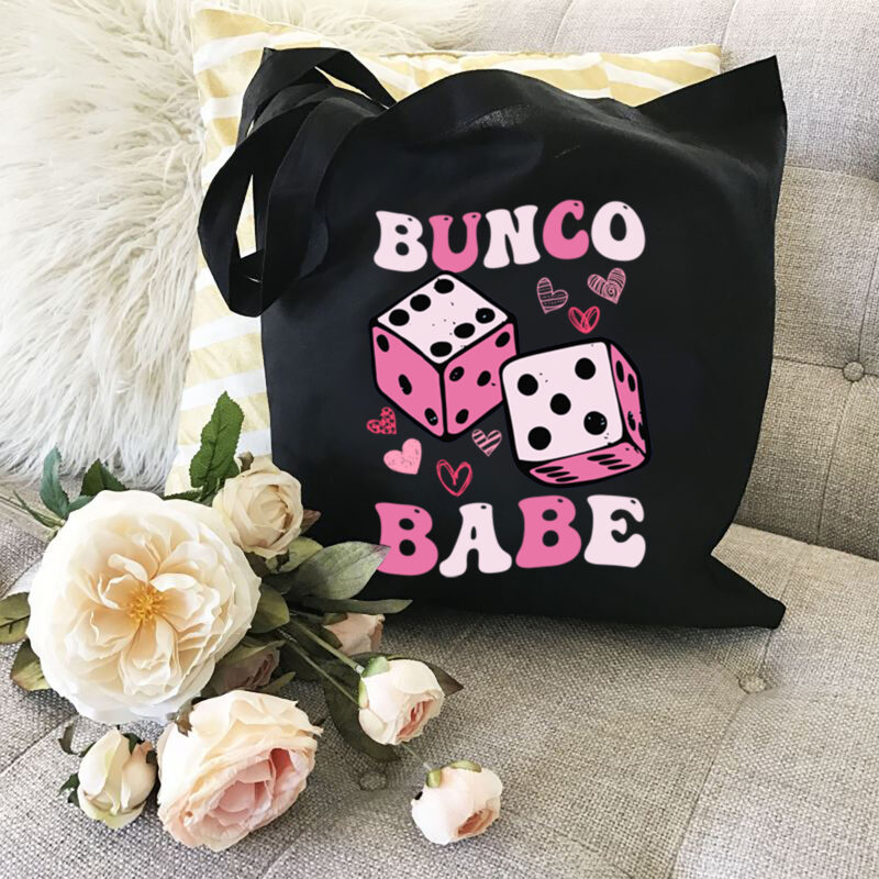 Bunco Babe Funny Bunco Game Night Women Retro Groovy Gamble NL 0602