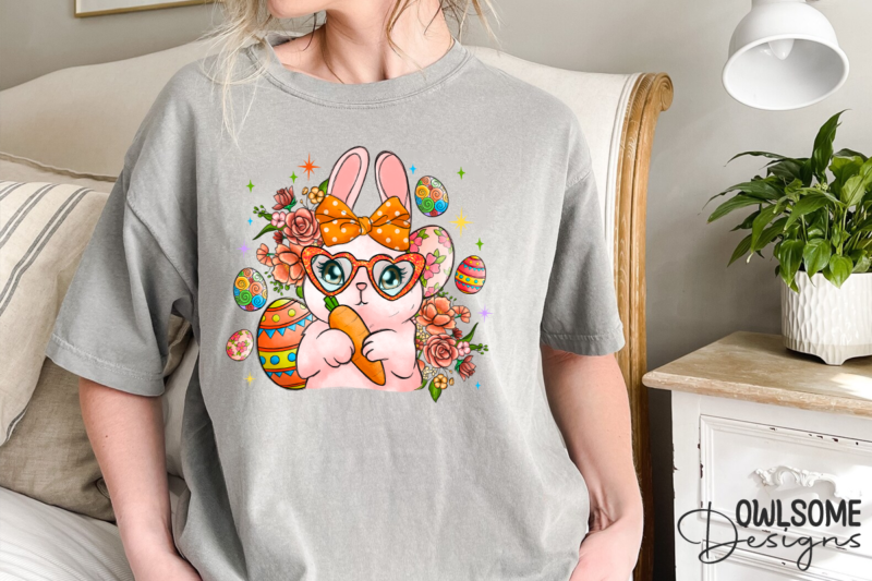 Bunny Easter Day PNG Sublimation