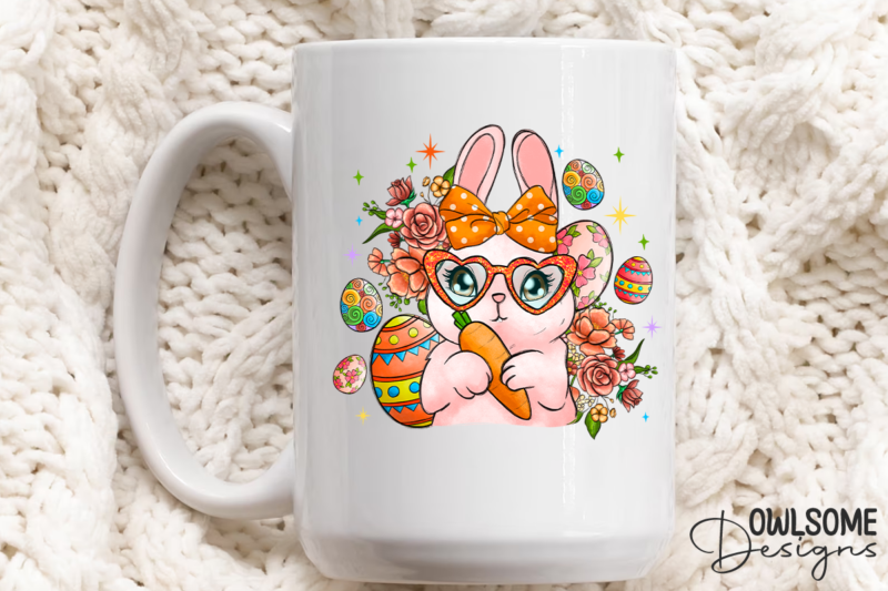 Bunny Easter Day PNG Sublimation