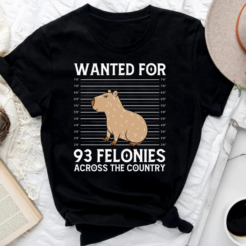 Capybara Mugshot Wanted For 93 Felonies Across The Country NC 0802