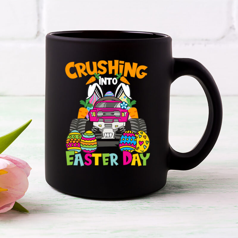 Crushing Into Easter Day Boy_s Easter Egg Monster Truck Passover NL 2502