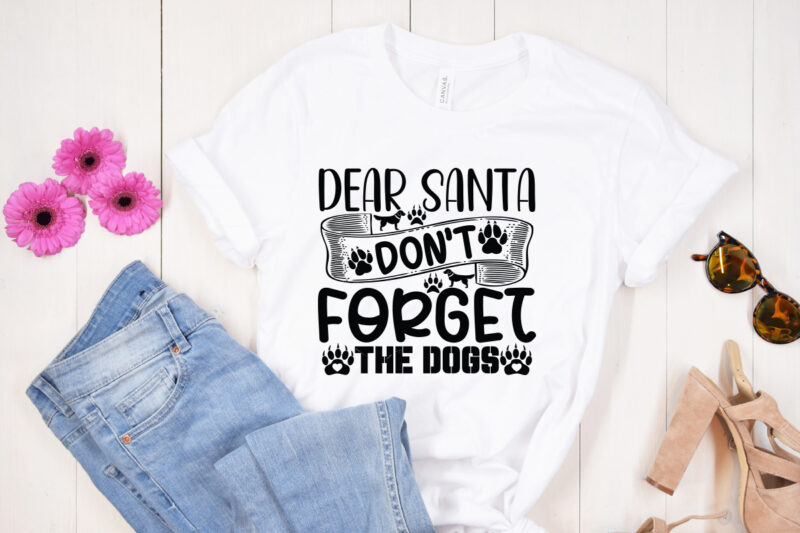 Dear Santa don't forget the dogs SVG design, Moon Cat SVG, Cat SVG Files for Silhouette, Cameo & Cricut.Moon Star Animal, Luna Cat Silhouette SVG, Cat With Star, Magical Cat