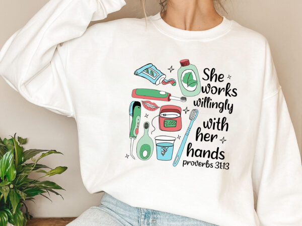 Dental assistant coffee mug, she works willingly with her hands, dental hygienist mug, dental hygiene cup for women, dentist coffee mug, dental cup for women pl 2801 t shirt vector illustration