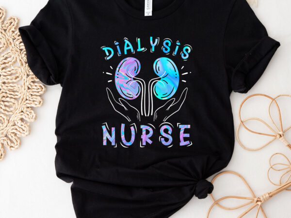 Dialysis nurse funny nephrology hemodialysis tech nurse hologram nc 1102 t shirt vector illustration