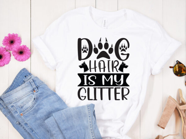 Dog hair is my glitter svg design , moon cat svg, cat svg files for silhouette, cameo & cricut.moon star animal, luna cat silhouette svg, cat with star, magical cat